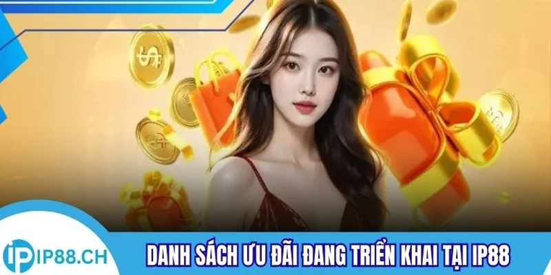 Danh sách ưu đãi đang triển khai tại IP88