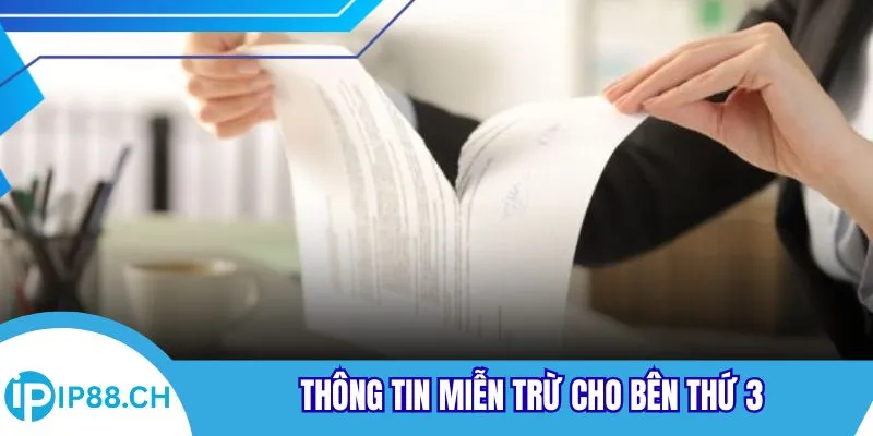 Thông tin chính sách miễn trừ trách nhiệm IP88